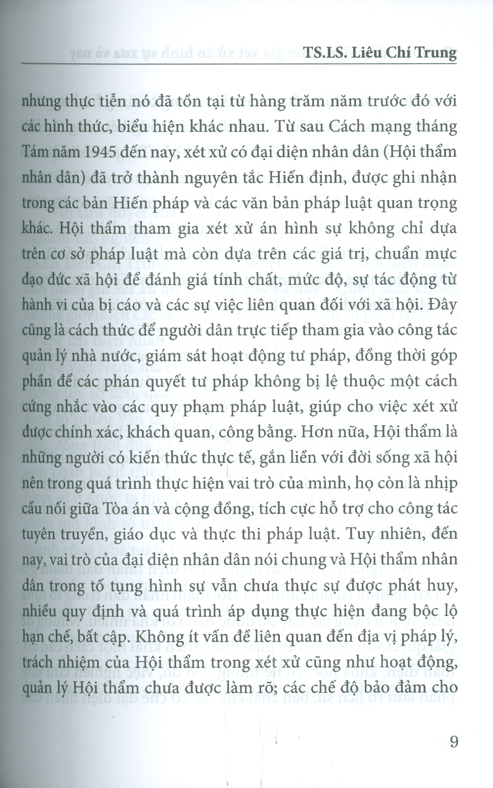 Đại Diện Nhân Dân Tham Gia Xét Xử Án Hình Sự Xưa Và Nay