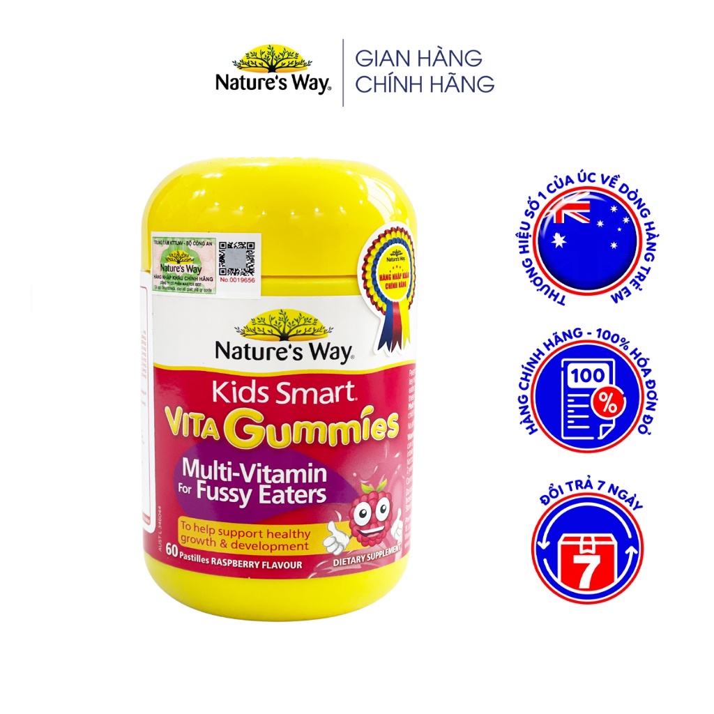 Vitamin tổng hợp cho trẻ biếng ăn Multi Vitamin for Fussy Eaters Nature