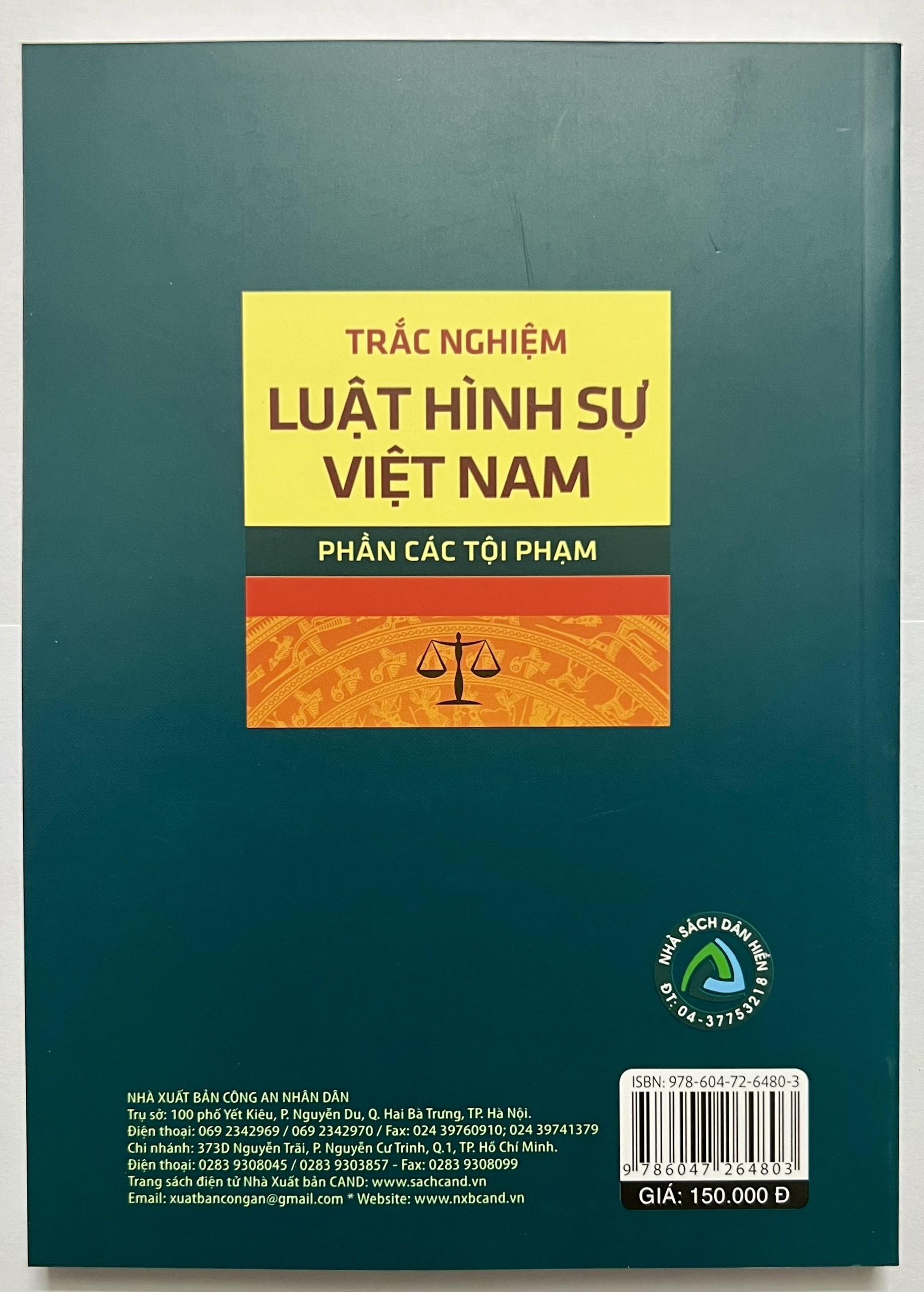 Sách - Trắc Nghiệm Luật Hình Sự Việt Nam Phần Các Tội Phạm