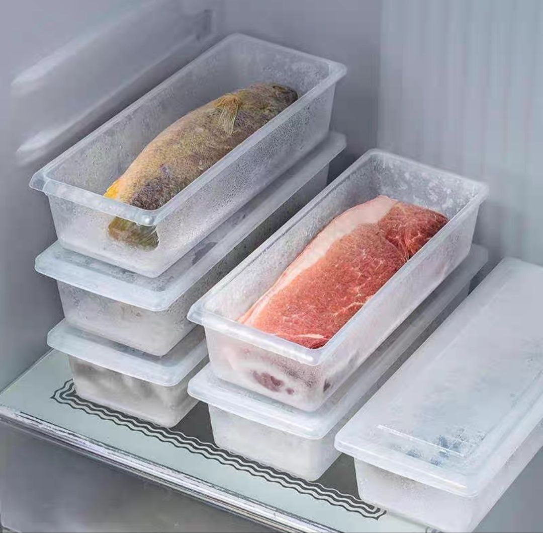 COMBO 3 HỘP ĐỰNG THỰC PHẨM CÓ KHAY LÓT RÁO NƯỚC ĐỂ TỦ LẠNH TRONG SUỐT TIỆN LỢI MH5686