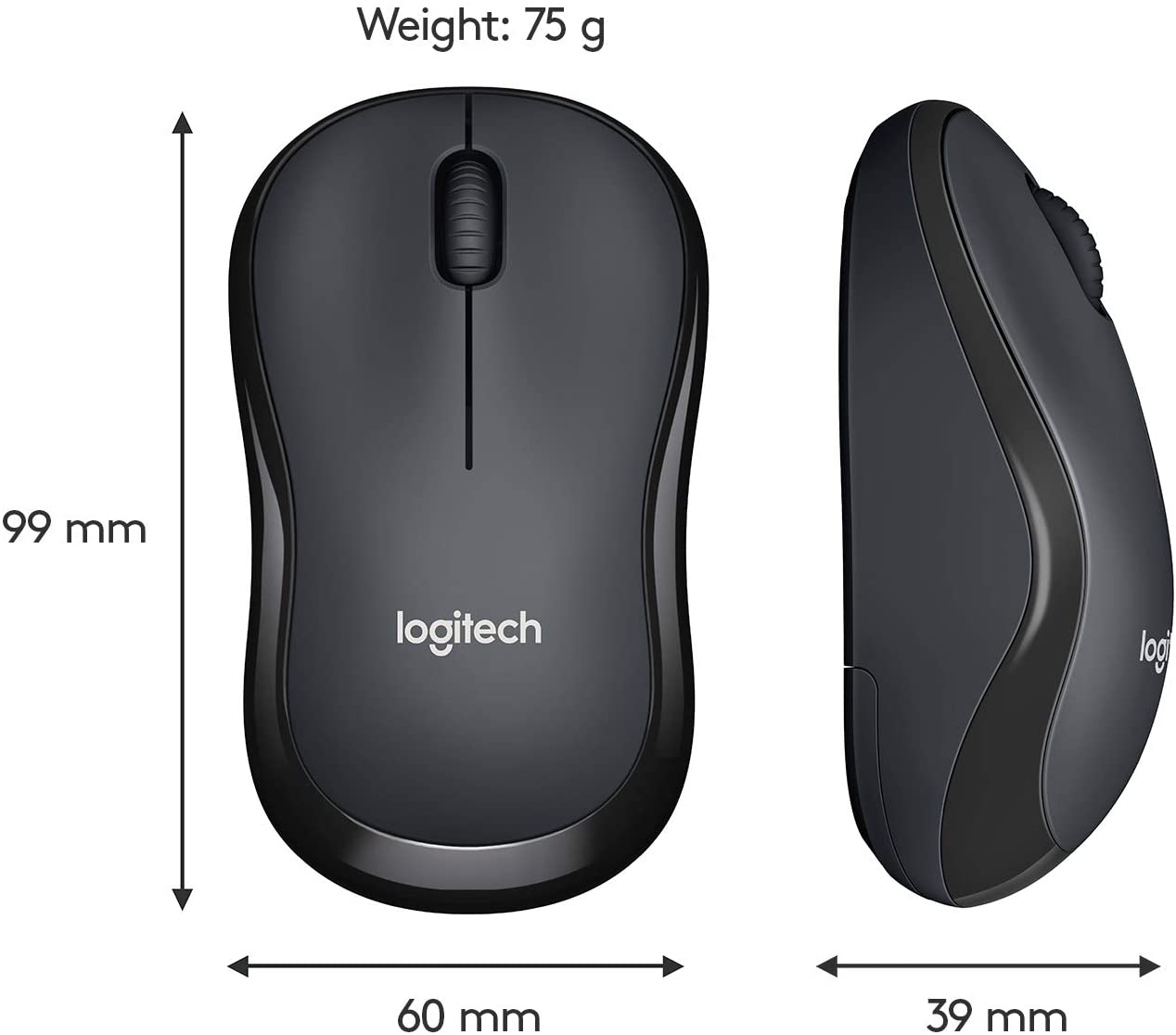Chuột không dây Logitech M221 SILENT-Hàng chính hãng