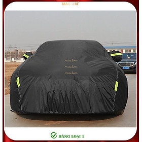 Bạt phủ ô tô Mercedes E nhãn hiệu Macsim sử dụng trong nhà và ngoài trời chất liệu Polyester - màu đen