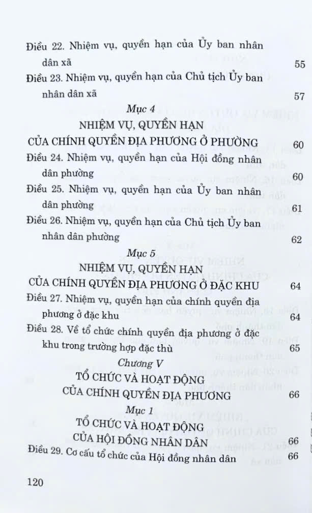 Luật Tổ Chức Chính Quyền Địa Phương Năm 2025