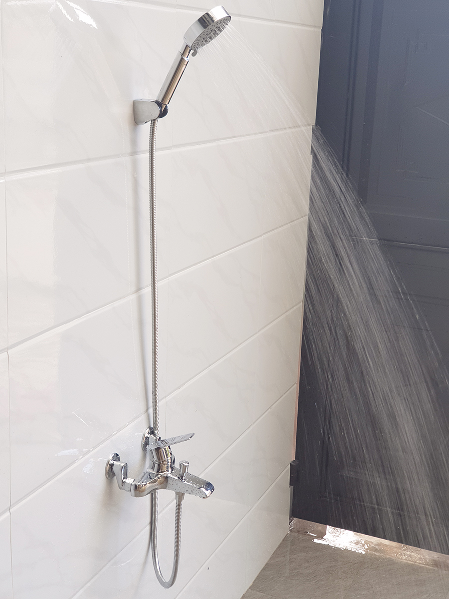 Bộ vòi sen nóng lạnh Đồng mạ ChromeEurolife EL-AZA01 (Trắng bạc)