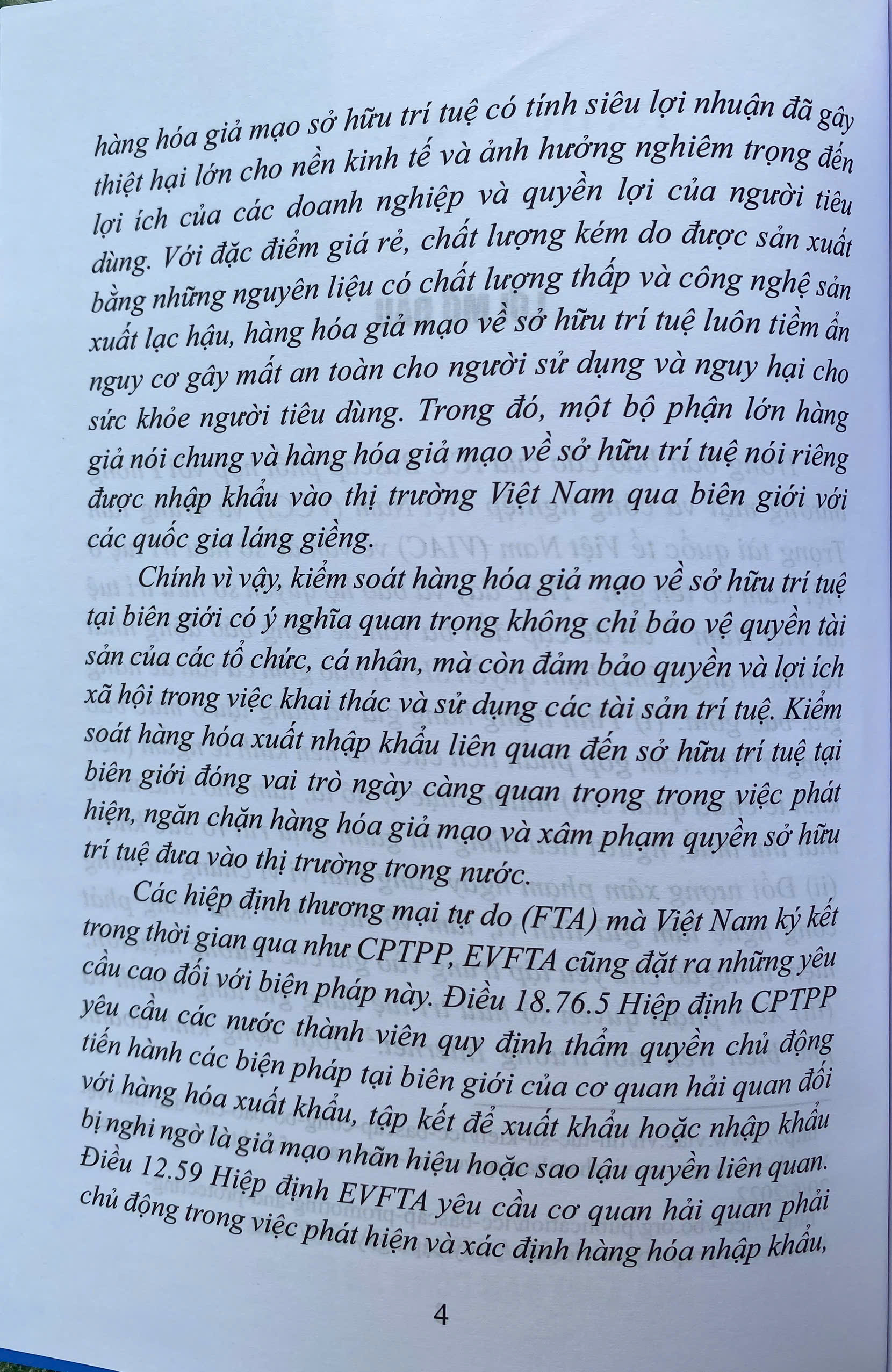 Kiểm Soát Hàng Hoá Giả Mạo Về Sở Hữu Trí Tuệ Tại Biên Giới Của Hải Quan Việt Nam