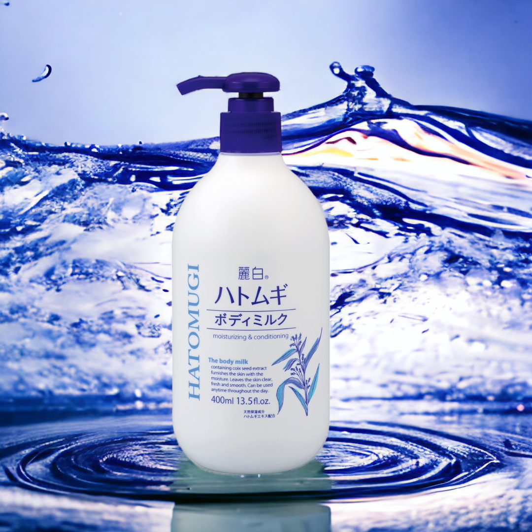 Dưỡng Thể Trắng Da Ban Đêm Reihaku Hatomugi Body Milk 29606 (Chai 400 mL)