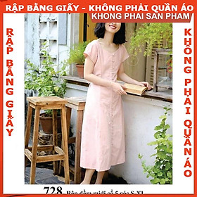 Rập giấy đầm cổ 5 góc mã 728 (BẢN VẼ)