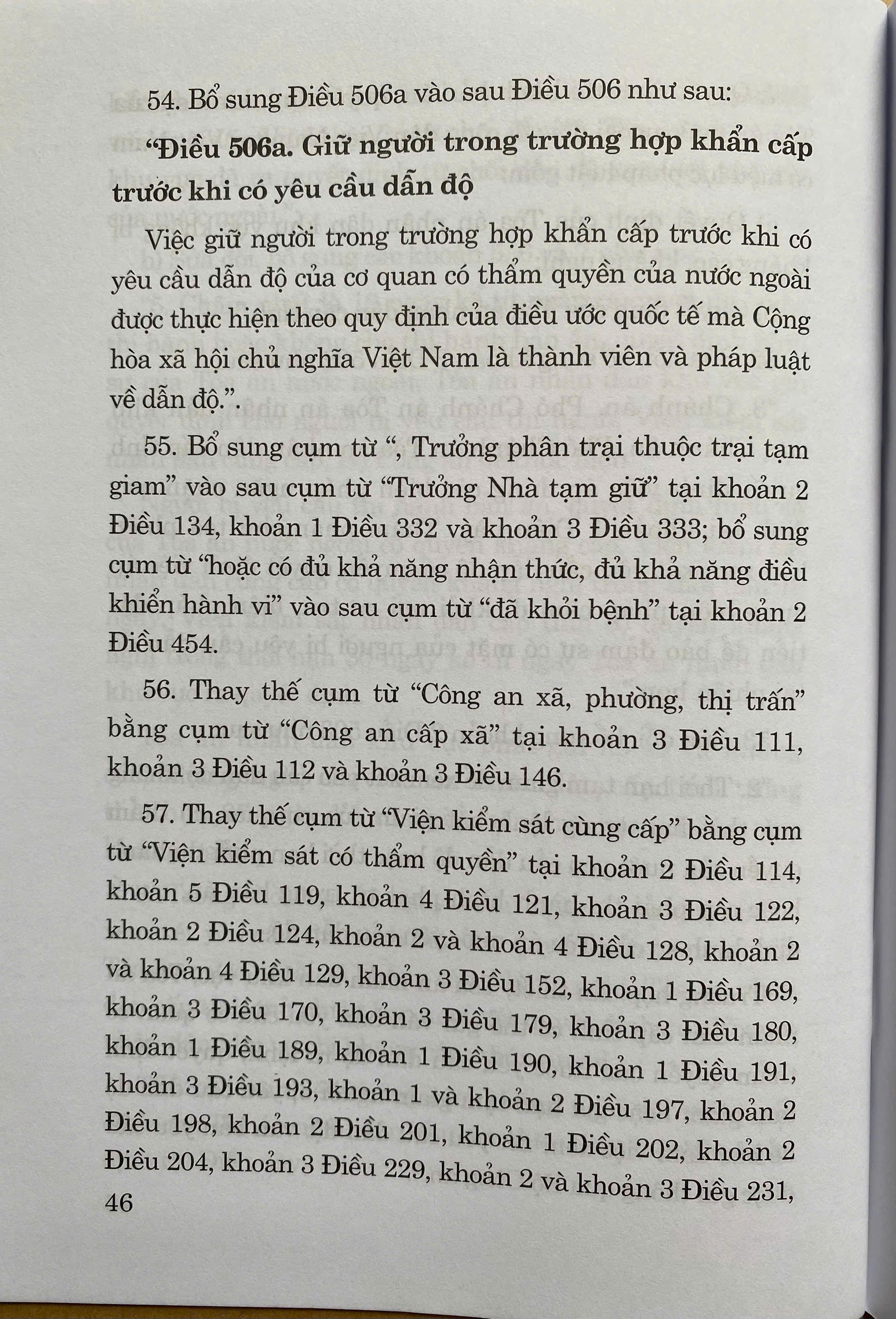 Luật Sửa Đổi, Bổ Sung Một Số Điều Của Bộ Luật Tố Tụng Hình Sự Năm 2025