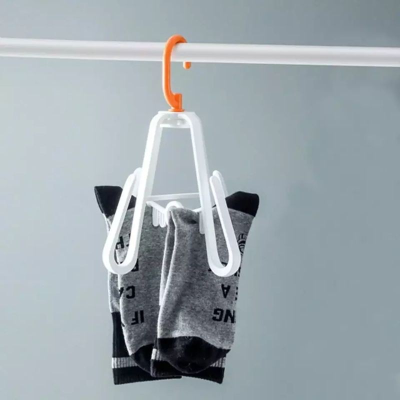 Set 2 móc treo phơi giày dép thông minh xếp gọn tiện lợi khả năng chịu lực cao ,không tốn diện tích ,giữ độ cân bằng cho giày dép không bị lệch và mau khô ráo