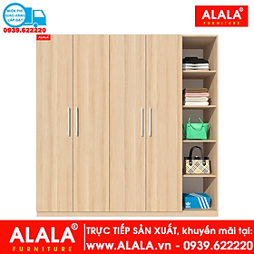 Tủ quần áo ALALA273 gỗ HMR chống nước - www.ALALA.vn - 0939.622220