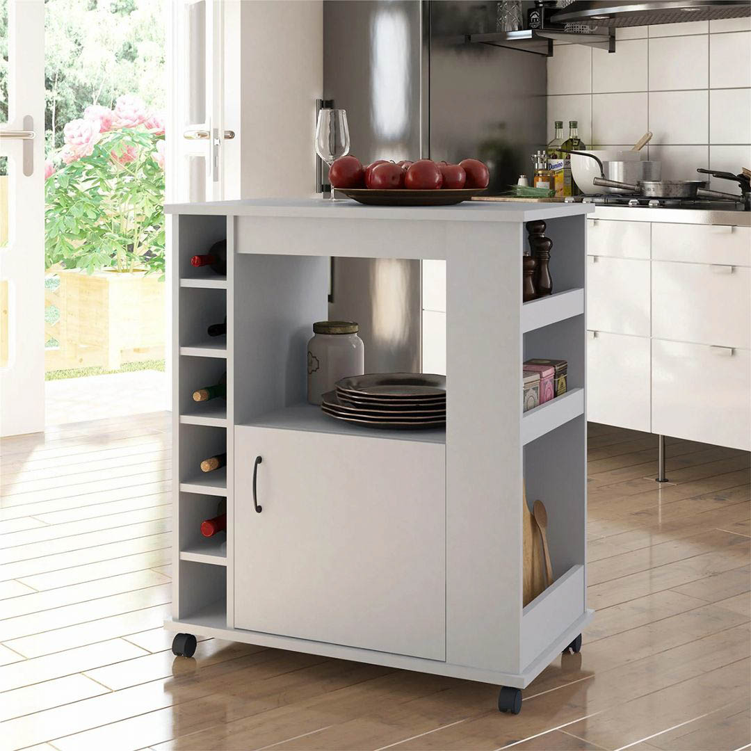 Tủ nhà bếp gia đình bằng gỗ công nghiệp MDF phủ melamine SMLIFE Dharmadam