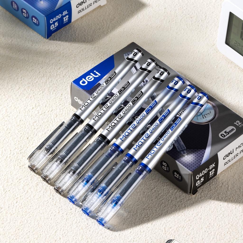 Bút Gel 0.5 mm - Deli EQ400-BK - Mực Đen