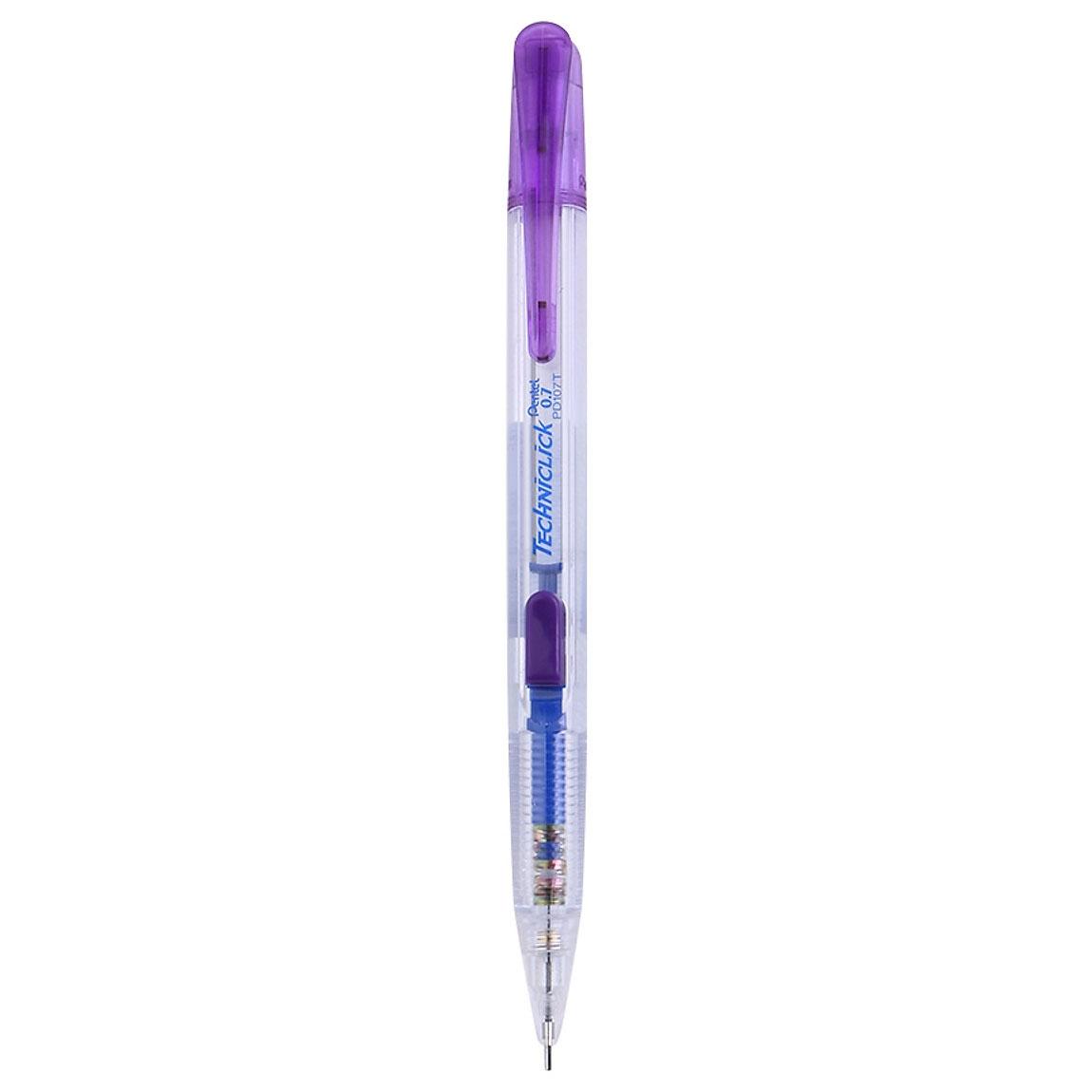 Bút Chì Kim Bấm Giữa 0.7Mm Pd107T - Tím
