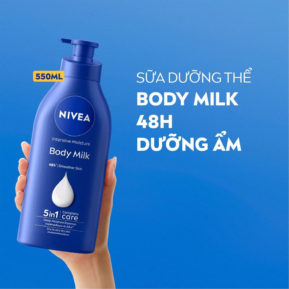 Sữa Dưỡng Thể Nivea Dưỡng Ẩm Chuyên Sâu Intensive Moisture 550ml