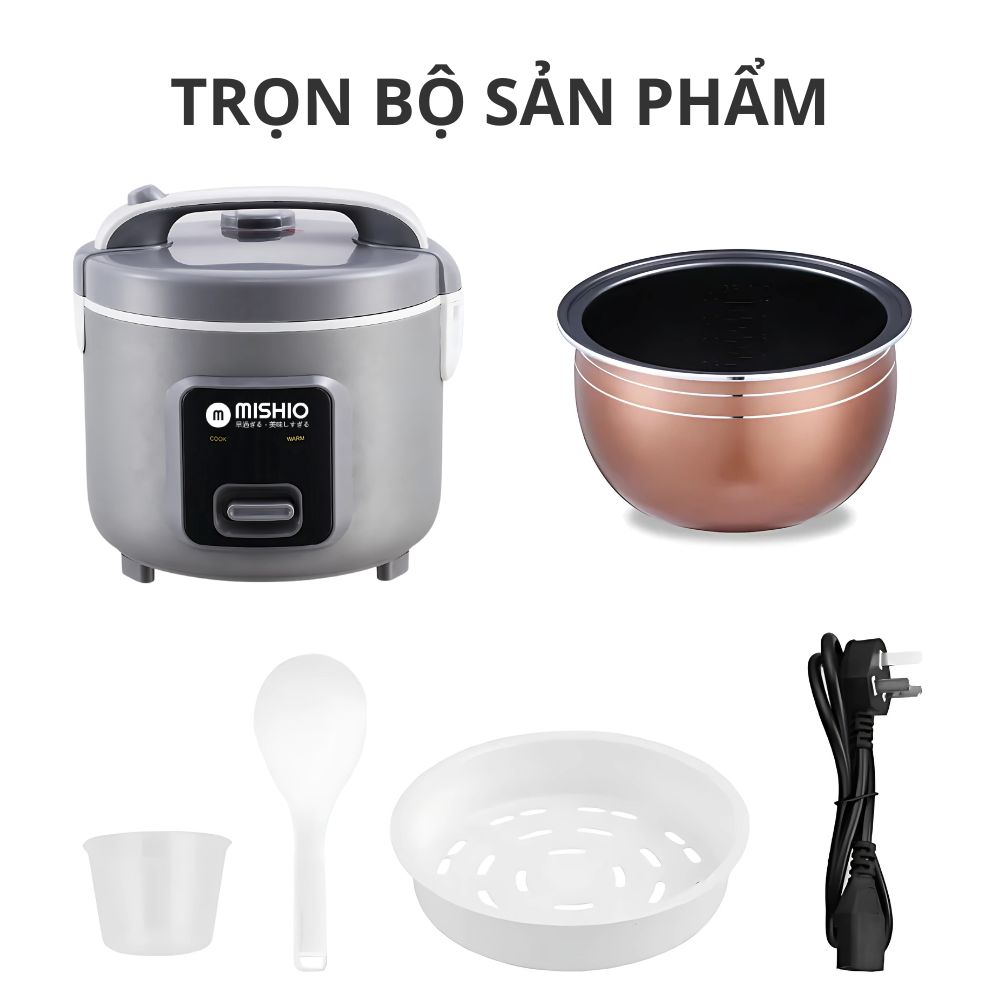 Nồi Cơm Điện lòng niêu Mishio – hàng chính hãng