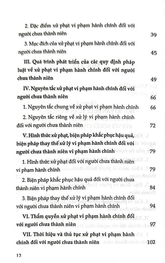 Xử Phạt Vi Phạm Hành Chính Đối Với Người Chưa Thành Niên - Thực Trạng Và Hướng Hoàn Thiện
