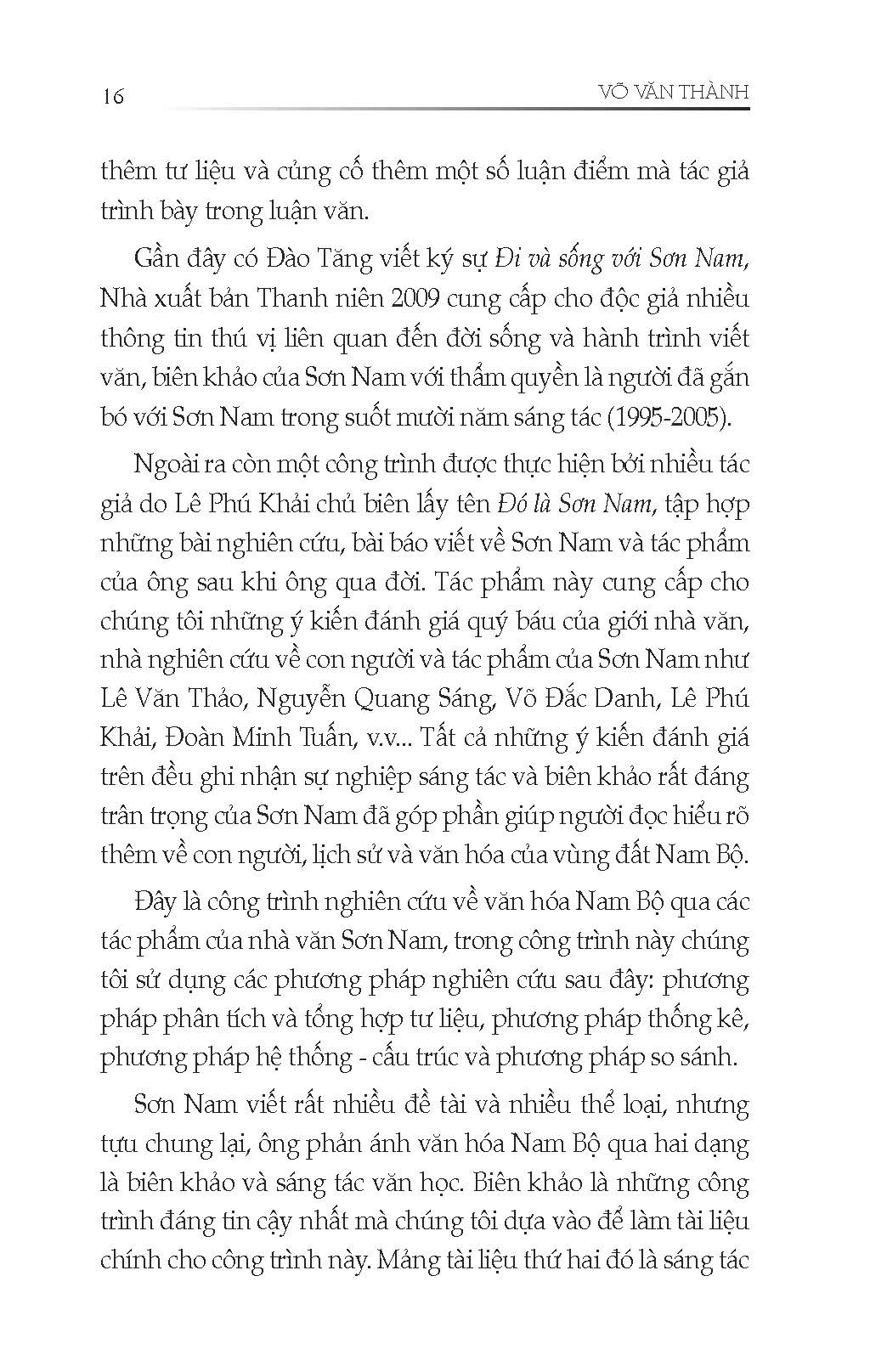 Văn Hóa Nam Bộ Qua Cái Nhìn Của Sơn Nam