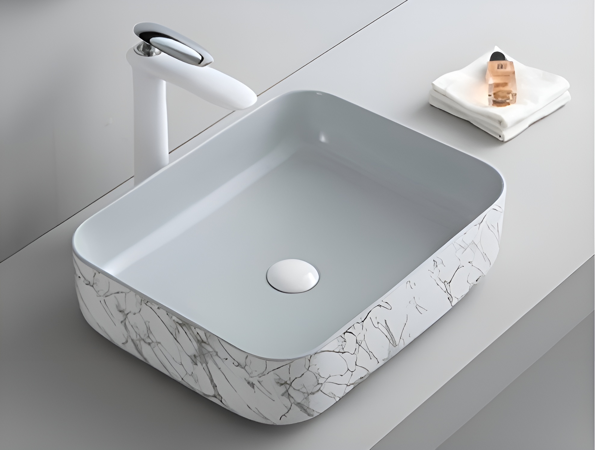 CHẬU RỬA MẶT LAVABO EUROVINTO CAO CẤP 3 MÀU MÃ 019-11