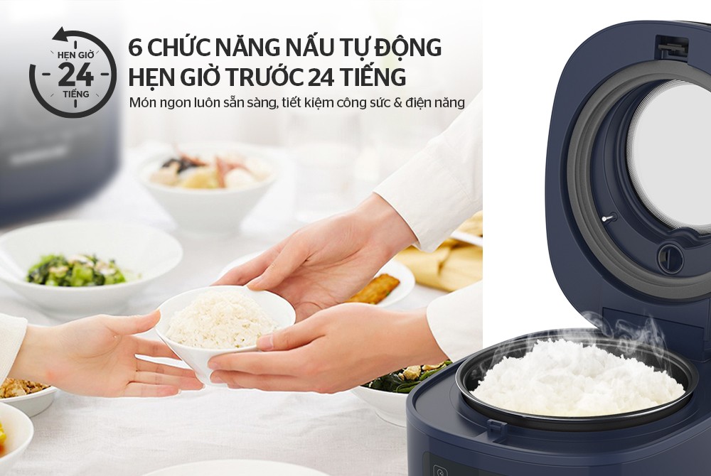 NỒI CƠM ĐIỆN SUNHOUSE SHD8802 (1.0 Lít)- Hàng chính hãng