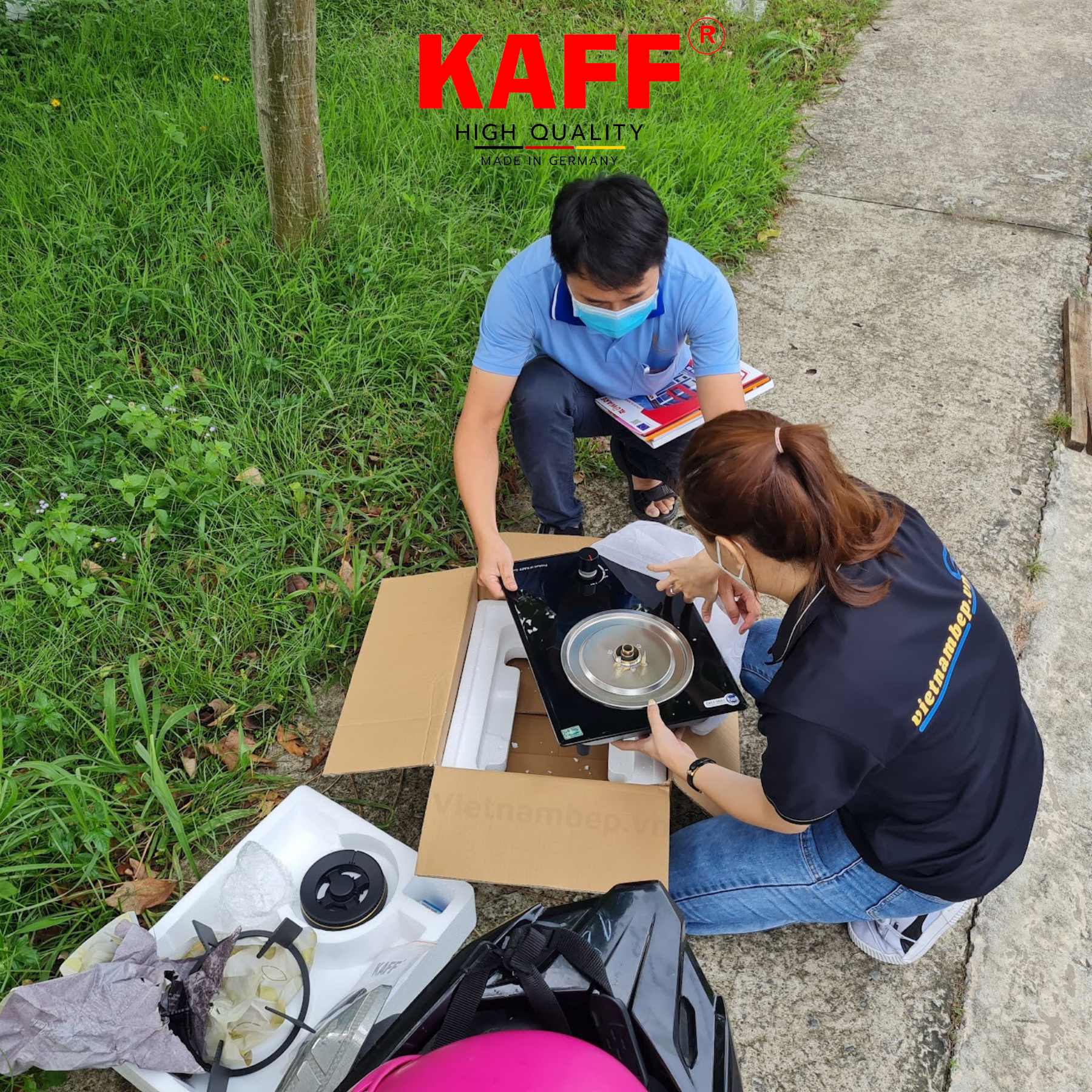 Bếp ga đơn KAFF KF- 330GH - Hàng chính hãng