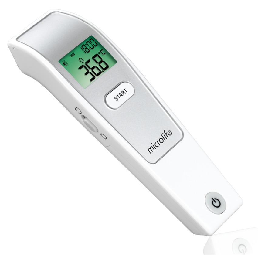 Nhiệt Kế Hồng Ngoại Đo trán Microlife FR1MF1 ( Tặng kèm Bộ huyết áp cơ Microlife - AG1-20 )
