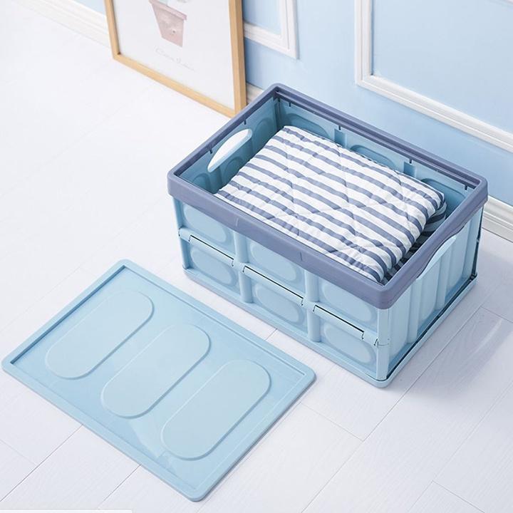Thùng Đựng Đồ Cốp Xe Ô Tô 30L - Hộp Xếp Gọn Để Đồ Cốp Xe Dung Tích 30L - Chất Lượng Cao