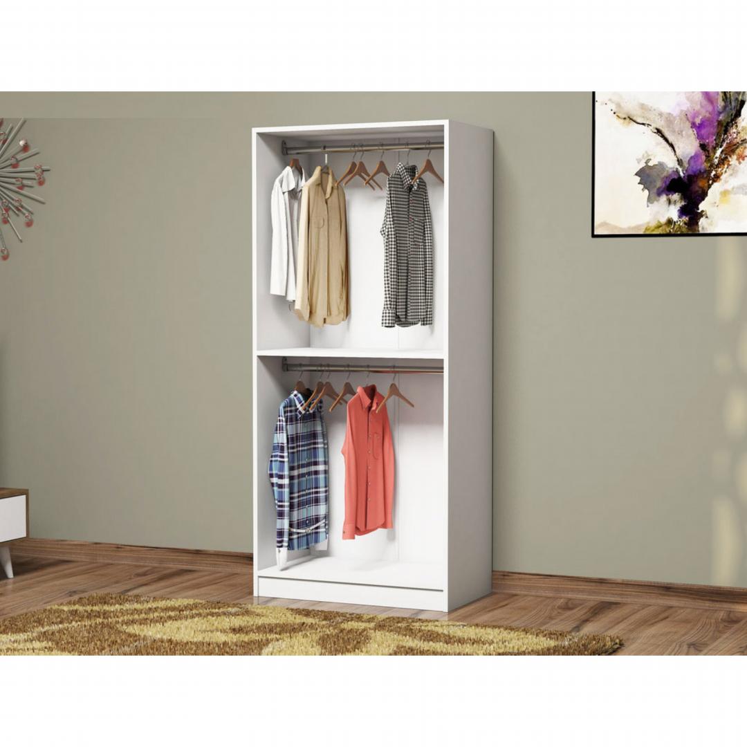 Tủ áo MDF phủ melamine mini SMLIFE Busshiri