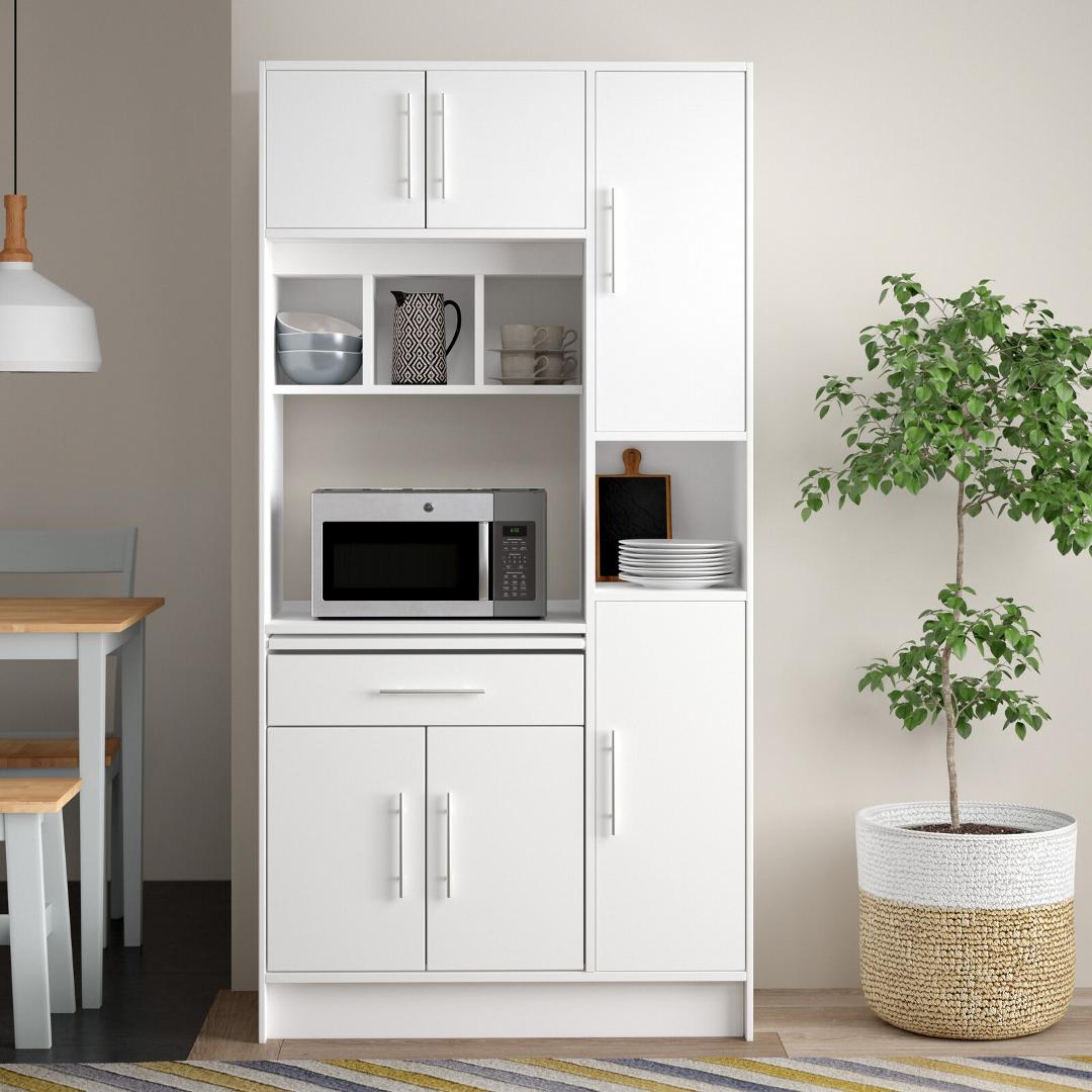 Tủ phòng ăn bằng gỗ nhỏ gọn cho gia đình SMLIFE Damon