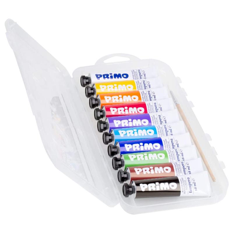 Hộp 10 Tuýp Màu Poster Paint 18 ml - Primo 744T10GAP