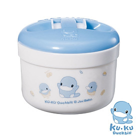 HỘP ĐỰNG PHẤN RÔM CHO BÉ KÈM BÔNG PHẤN KUKU KU5345
