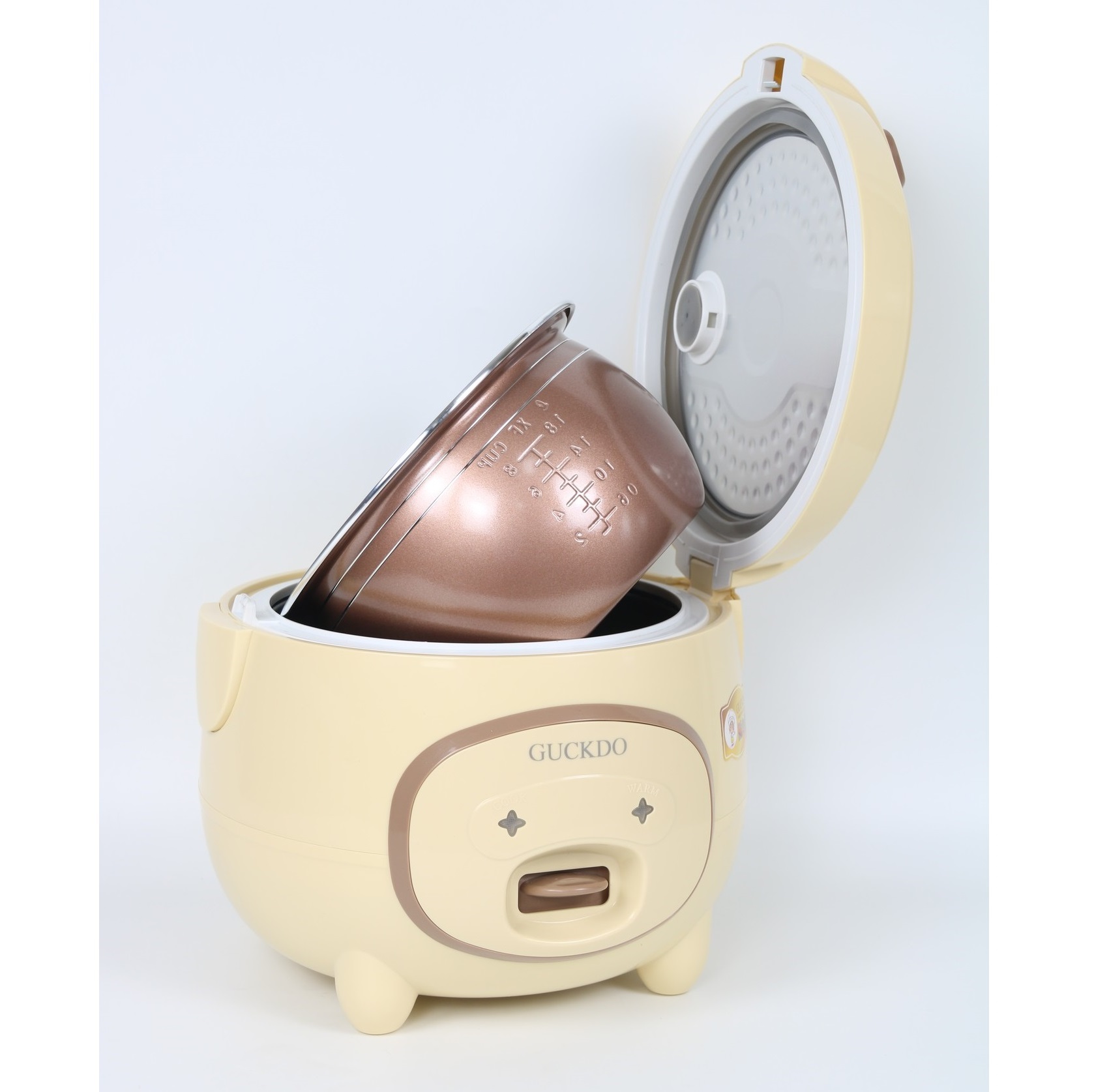 Nồi Cơm Điện 1.8 Lít GUCKDO GK-NC186A - Màu Ngẫu Nhiên - Hàng Chính Hãng