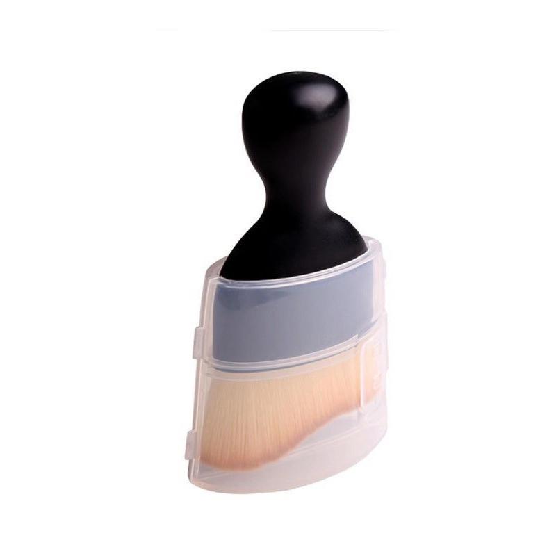 Chổi, cọ quét mini đầu cong sợi lông mềm dùng vệ sinh nội thất ô tô/ bảng điều khiển/ cửa thoát khí xe hơi cao cấp