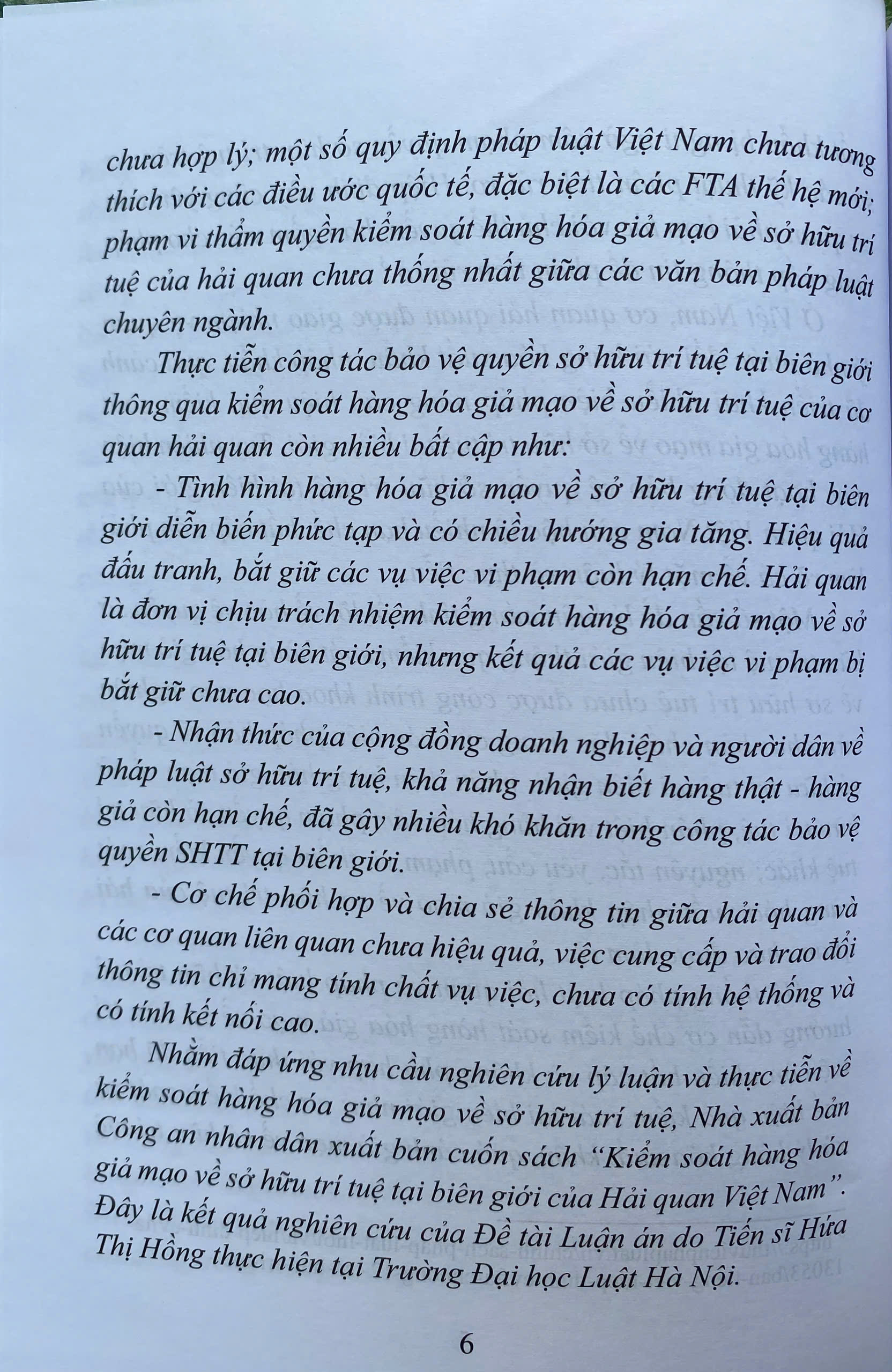 Kiểm Soát Hàng Hoá Giả Mạo Về Sở Hữu Trí Tuệ Tại Biên Giới Của Hải Quan Việt Nam
