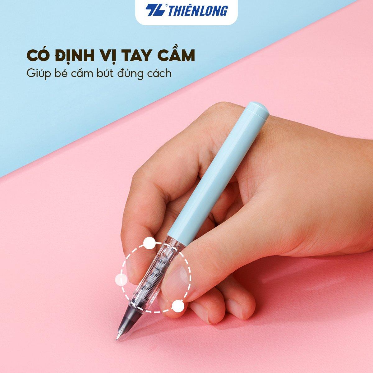 Combo 5/10 Bút máy Mazzic Thiên Long FTCE-001 - Ngòi cải tiến, trơn, êm với ống mực không lắng cặn
