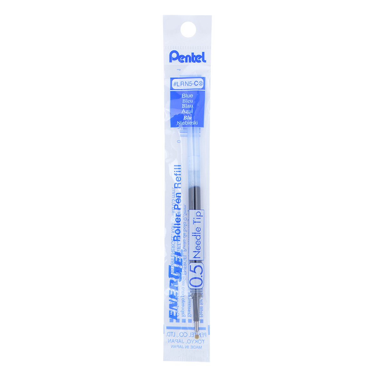 Hộp 12 Ruột bút nước energel Pentel LRN5 màu xanh 0.5mm