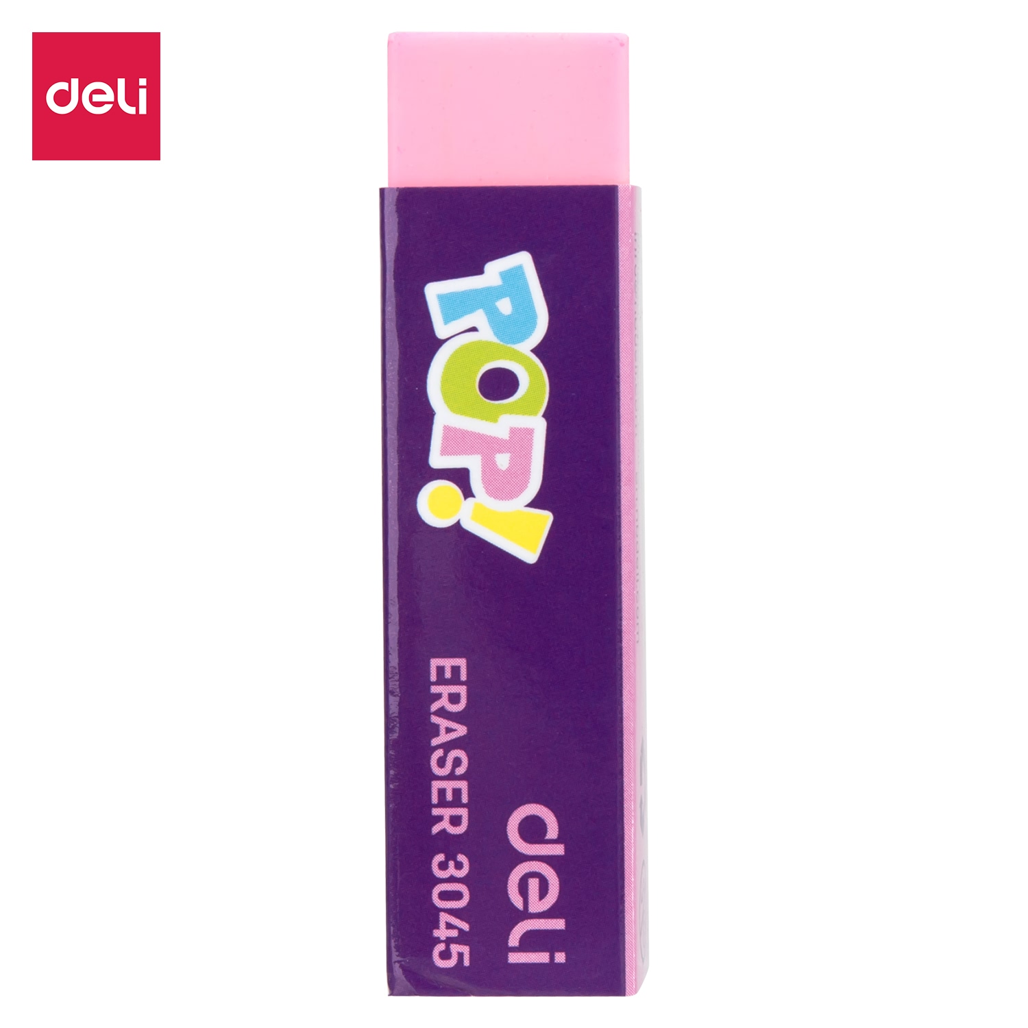 Tẩy 2B Deli, 60X24X12 Mm - Xanh Dương/Vàng/Xanh Lá - 36 Viên/Hộp E3045