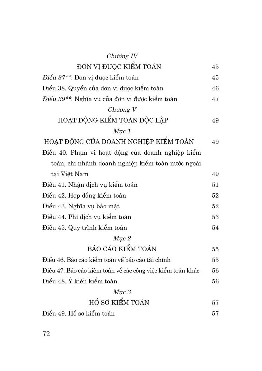 Luật Kiểm toán độc lập năm 2011 (sửa đổi, bổ sung năm 2015, 2024)