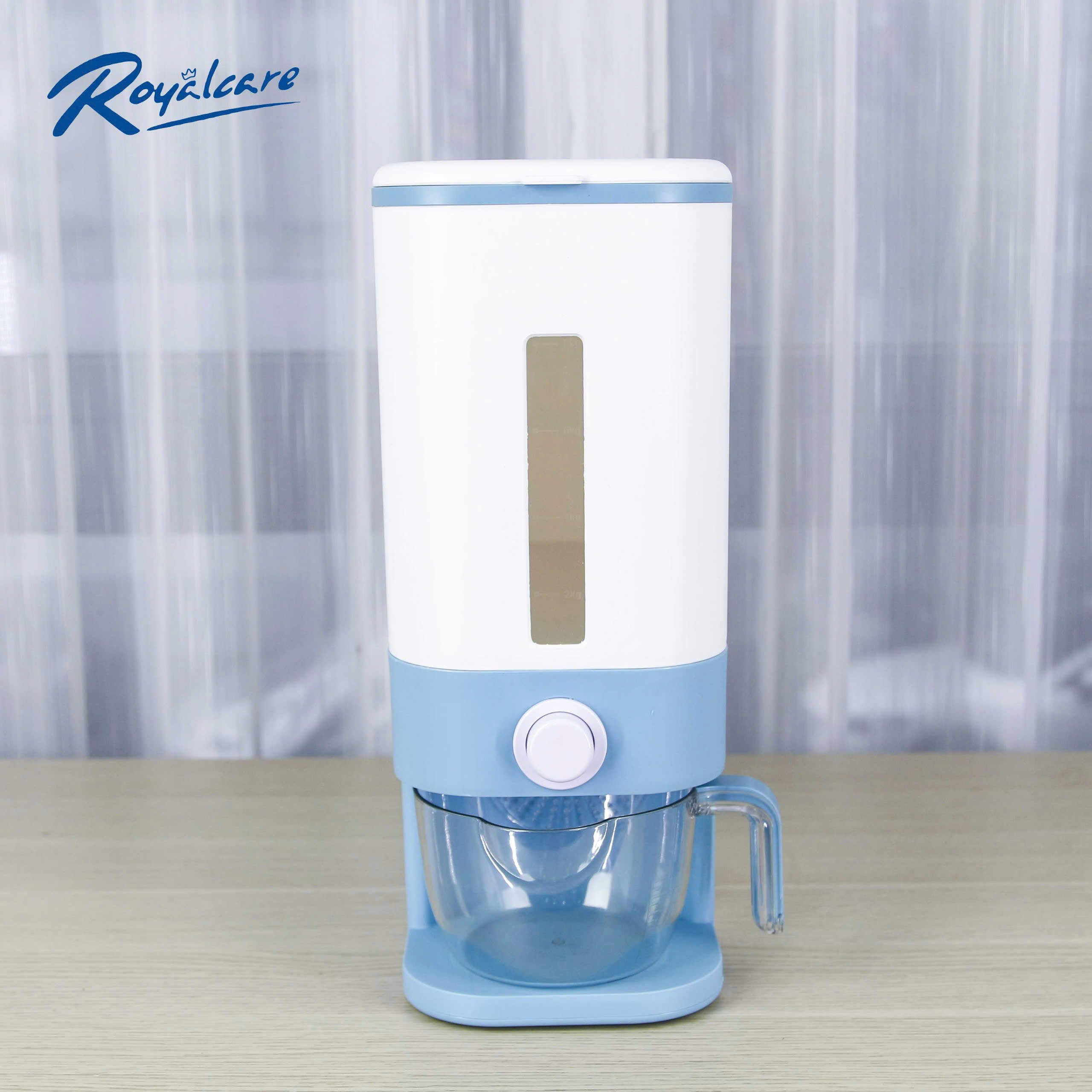 Hộp đựng gạo 12kg, thùng đựng ngũ cốc lớn có nắp đậy, thùng đựng ngũ cốc gia dụng cho nhà bếp, nhiều loại ngũ cốc