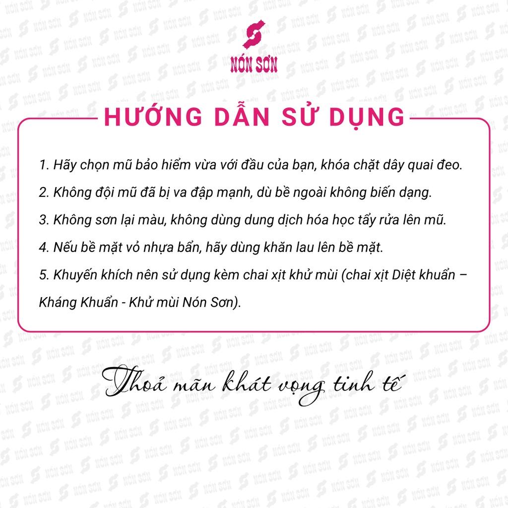 ƯU ĐÃI - Mũ bảo hiểm lỗ thông gió NÓN SƠN chính hãng ATG-XH498