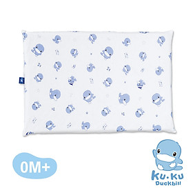 GỐI CAO SU CHỐNG NGẠT THOÁNG KHÍ CHO BÉ SƠ SINH KUKU KU2046 - SIZE 29,5x43x2,5CM