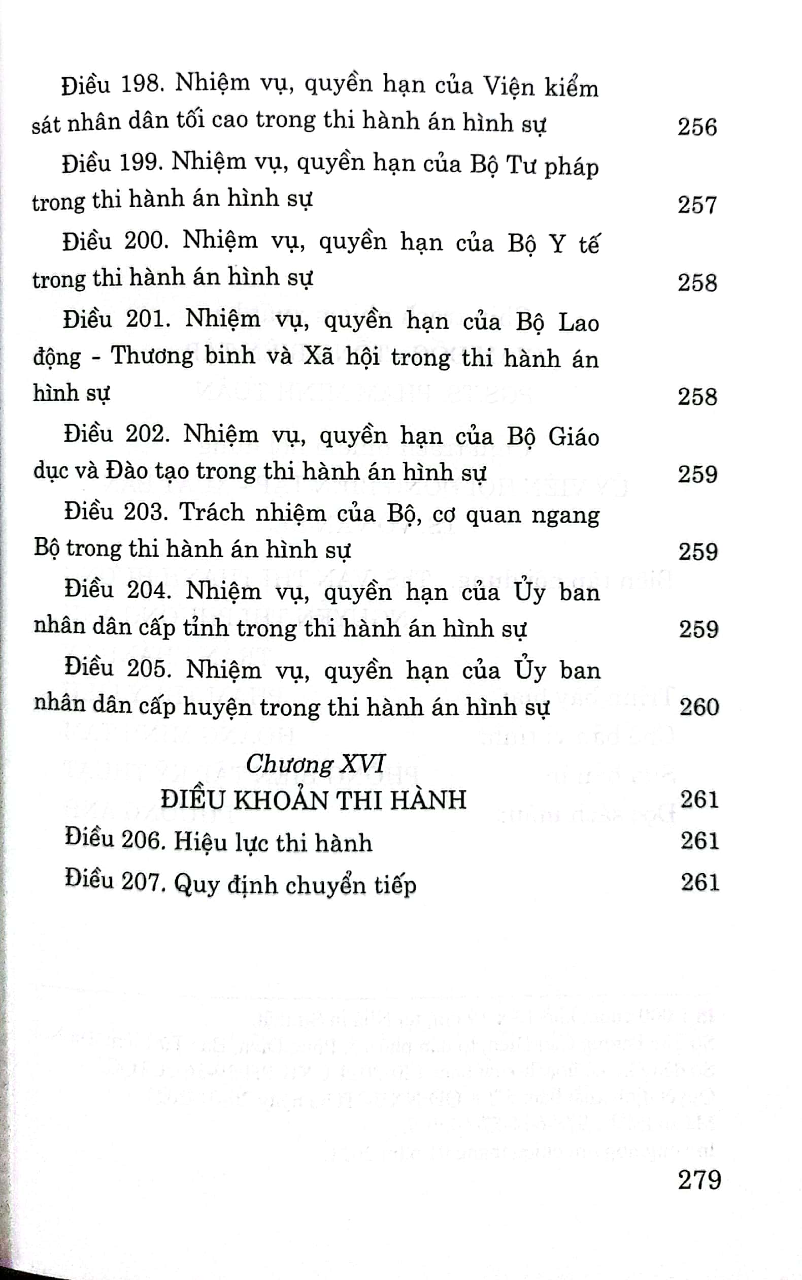 Luật Thi hành án hình sự (Hiện hành)