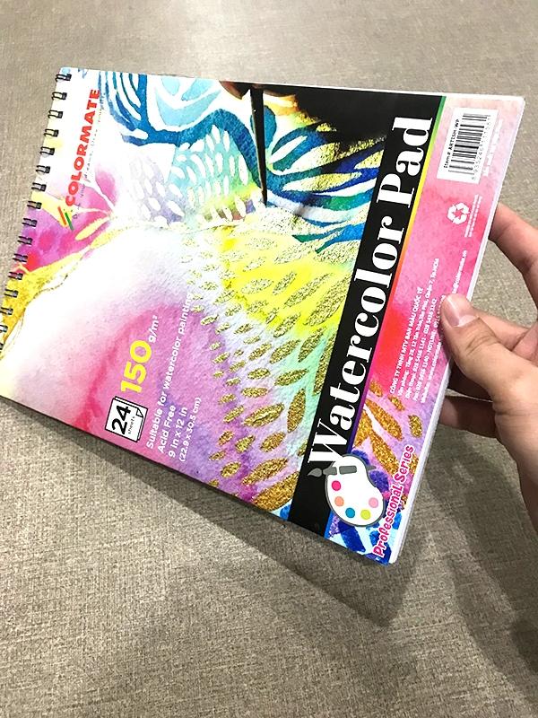 Tập Giấy Vẽ A4 Watercolor Pad Colormate ARTIST-WP (24 Tờ)