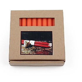 Hộp 30 nến taper Eden Candle FTRAMART EDC2324 cao 11 cm (Cam bí ngô)