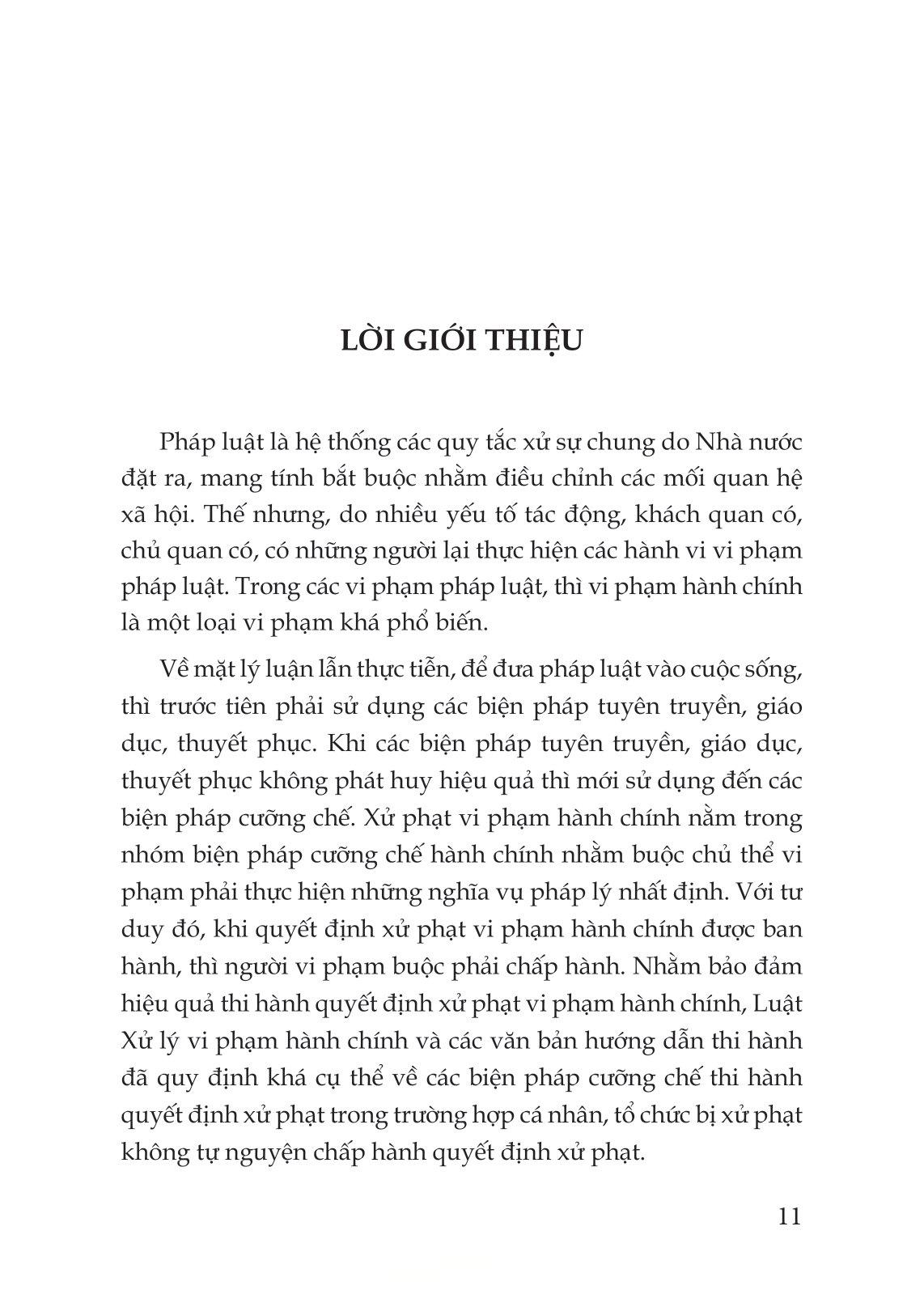 Các Biện Pháp Cưỡng Chế Thi Hành Quyết Định Phạt Tiền Trong Xử Phạt Vi Phạm Hành Chính: Thực Trạng Và Giải Pháp
