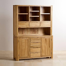 Tủ Chén Cao Romsey Lớn Gỗ Sồi IBIE DTROMTLO