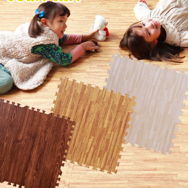 Bộ 6 Tấm Ghép Lót Sàn Kích Thước 60x60 cm- Trang Phòng Ngủ, Phòng Khách, Nhà Bếp - Hoa Văn Tinh Tế - Nhiều Màu Sắc - Hàng Chính Hãng MINIIN