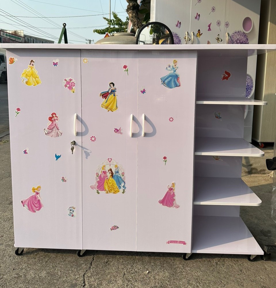 Tủ áo nhựa màu trắng Tundo ngang 1m45 x cao 1m2 x sâu 45 cm