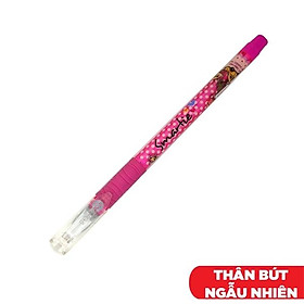 Bút Bi Thiên Long TL-080 Smartie - Mực Xanh - Thân Bút Hồng