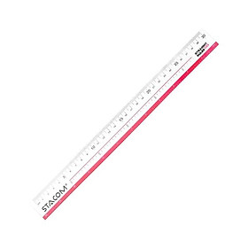 Thước Nhựa Dẻo 30 cm - Stacom SR230 - Màu Hồng