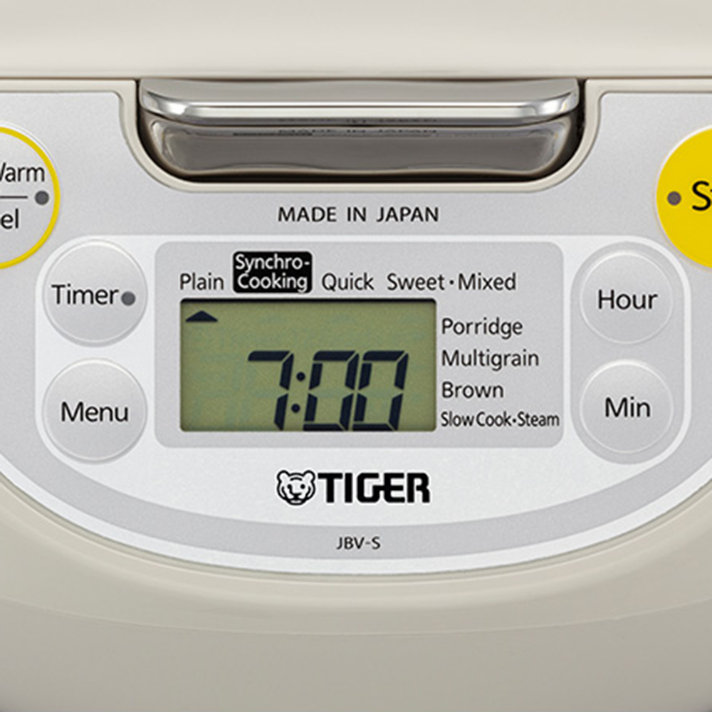 Nồi Cơm Điện Tử Tiger JBV-S18W - 1.8 Lít - Hàng Chính Hãng